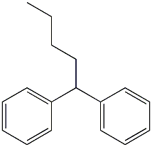 1,1-二苯基戊烷结构式