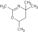 2,4,4,6-四甲基-1-恶-3-氮杂-2-环己烯结构式