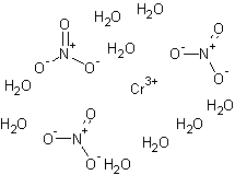 硝酸铬九水结构式