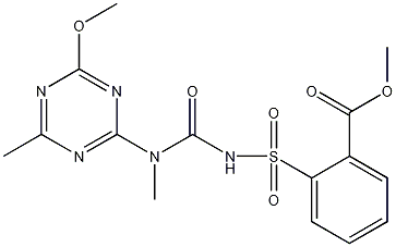 苯磺隆结构式