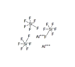 九水六氟硅酸铝结构式