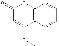 4-甲氧基香豆素结构式
