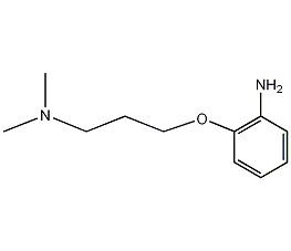 2- [3-(二甲氨基)丙氧基]苯胺结构式
