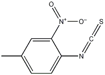 4-甲基-2-硝苯基异硫氰酸酯结构式