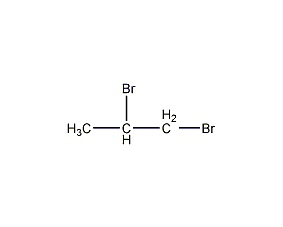 1,2-二溴丙烷结构式
