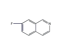 7-氟异喹啉结构式
