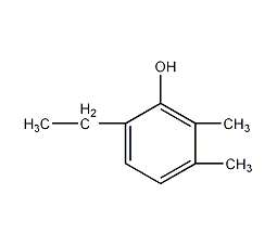 5,6-二甲基-2-乙基苯酚结构式