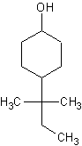 4-t-戊基环已醇结构式