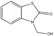 3-(羟甲基)-2-苯并噻唑酮腙结构式