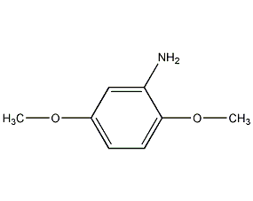 2,5-二甲氧基苯胺结构式