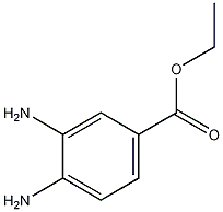 3,4-二氨基苯甲酸乙酯结构式