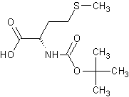 N-Boc-L-蛋氨酸结构式