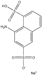 1-氨基-3,8-萘二硫酸钠结构式