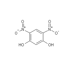 4,6-二硝基间苯二酚结构式