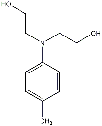2,2'-对甲苯基亚氨二乙醇结构式