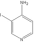 4-氨基-3-碘吡啶结构式