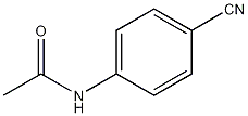 4-乙酰胺基苯甲腈结构式