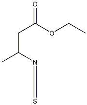 3-异硫代氰酰丁酸乙酯,结构式
