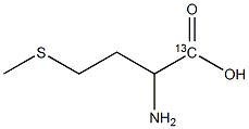 DL-甲硫氨酸-1-13C结构式