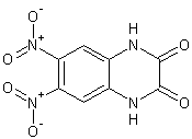 6,7-二硝基奎喔林-2,3(1H,4H)-二酮结构式