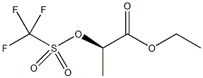 (R)-2-(三氟甲基磺氧基)丙酸乙酯结构式