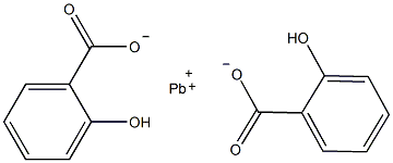 水杨酸铅(II)结构式