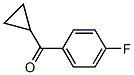 4-氟苯基环丙基甲酮结构式
