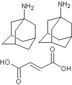 1-金刚烷胺延胡索酸盐结构式