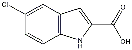 5-氯吲哚-2-羧酸结构式