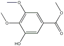 甲基4,5-二甲氧基-3-羟基苯甲酸结构式