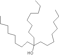 9-辛基-9-十七烷醇结构式