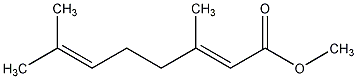 香叶酸甲酯结构式