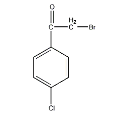 2-溴-4'-氯苯乙酮结构式