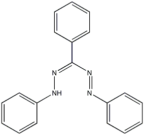 1,3,5-三苯甲臢结构式