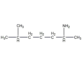 1,5-二甲基己胺结构式