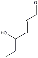 (E)-4-羟基己烯醛结构式