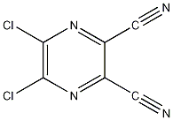 5,6-二氯-2,3-二氰基吡嗪结构式
