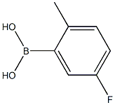 5-氟-2-甲基苯硼酸结构式