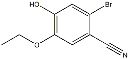 2-溴-5-乙氧基-4-羟基苯甲腈结构式