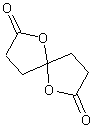 1,6-二氧杂螺[4.4]壬烷-2,7-二酮结构式
