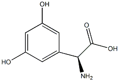 (S)-3,5-二羟基苯基甘氨酸结构式