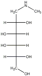 1-(甲基氨基)-D-半乳糖醇结构式