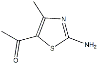 5-乙酰基-2-氨基-4-甲基噻唑结构式