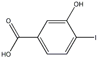 3-羟基-4-碘苯甲酸结构式