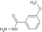 3-甲氧基苯甲酰肼结构式