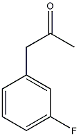 1-(3-氟苯基)-2-丙酮结构式