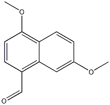 4,7-二甲氧基-1-萘醛结构式