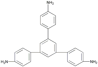 1,3,5-三(4-氨苯基)苯结构式