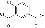 2-氯-5-硝基苯甲酰氯结构式