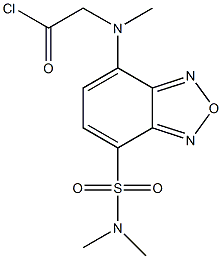 N-[7-(N,N-二甲胺基)-4-苯并呋吖基]二甲氨乙酰基氯化铵结构式